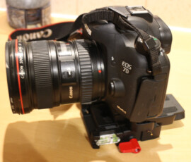 Camera mounted on quick release assemblage img 5191