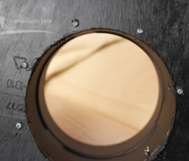 The screws in place. With a little patience and slight modification to the holes in the case, it's possible to screw the case and snorkel together. img 5197