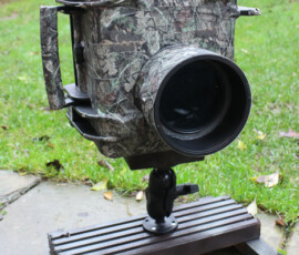 Done. I covered the exterior front of the housing with camouflaged Gorilla tape img 5207